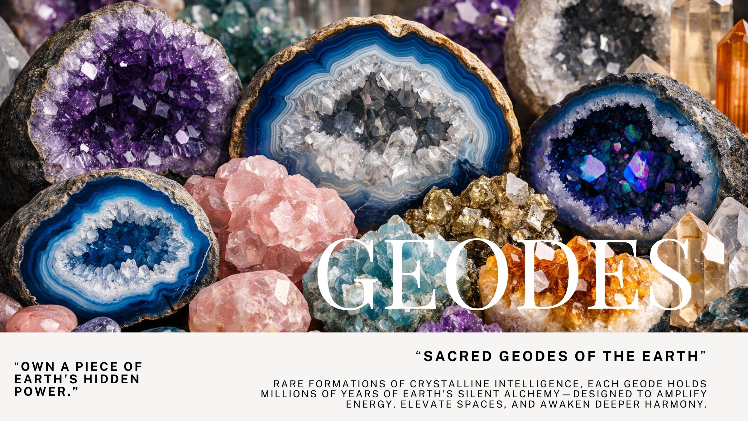 CRYSTAL GEODES